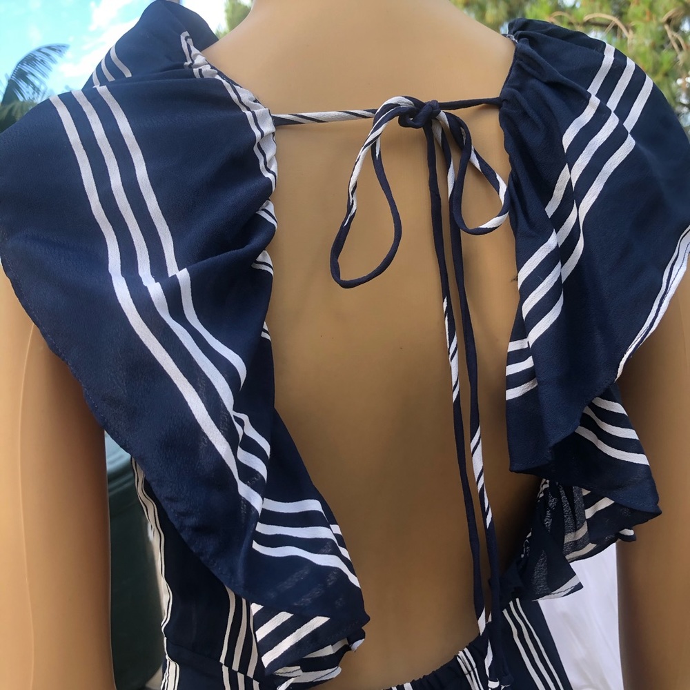 Stripped maxi dress